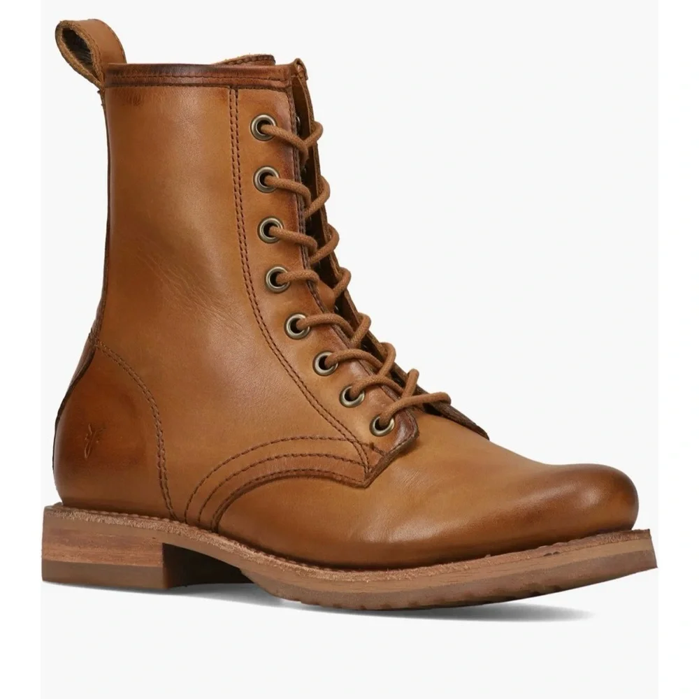 Frye Veronica Combat leather boots - Picture 2 of 8